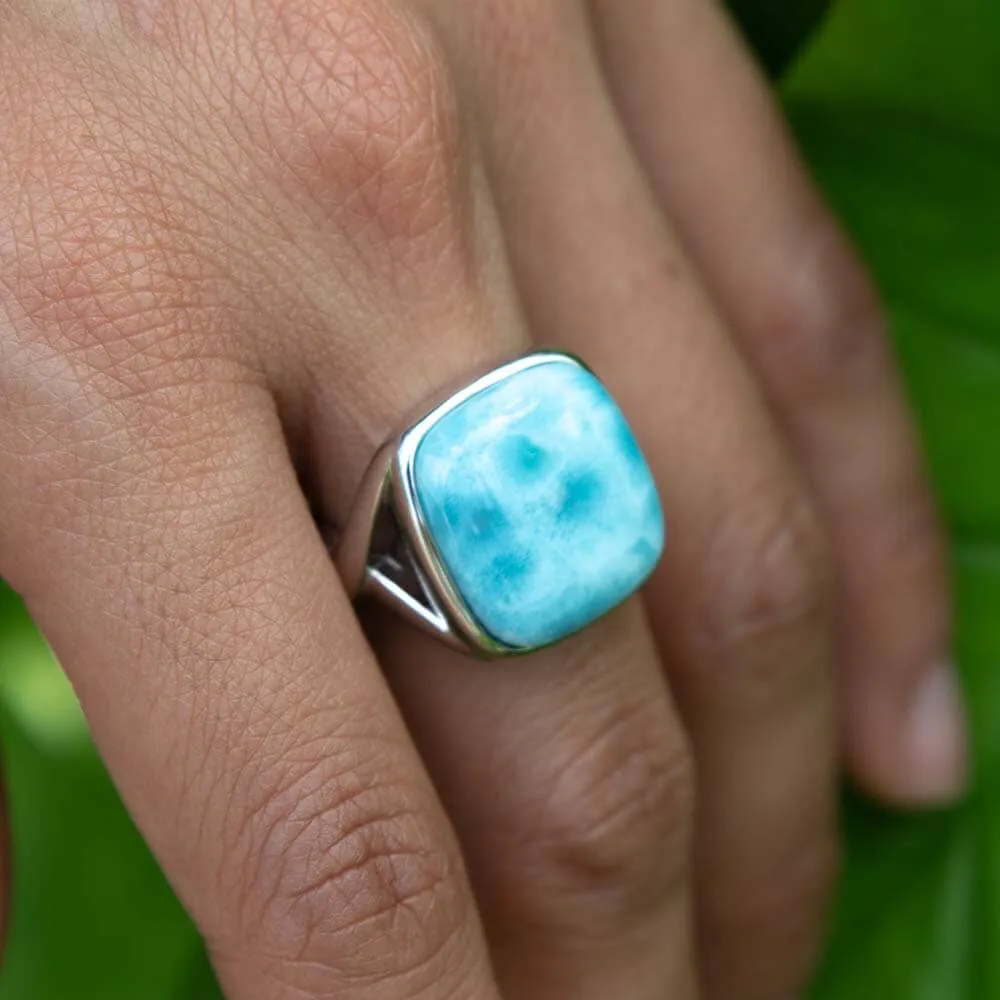 Larimar Royal Cocktail Ring