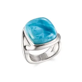 Larimar Royal Cocktail Ring