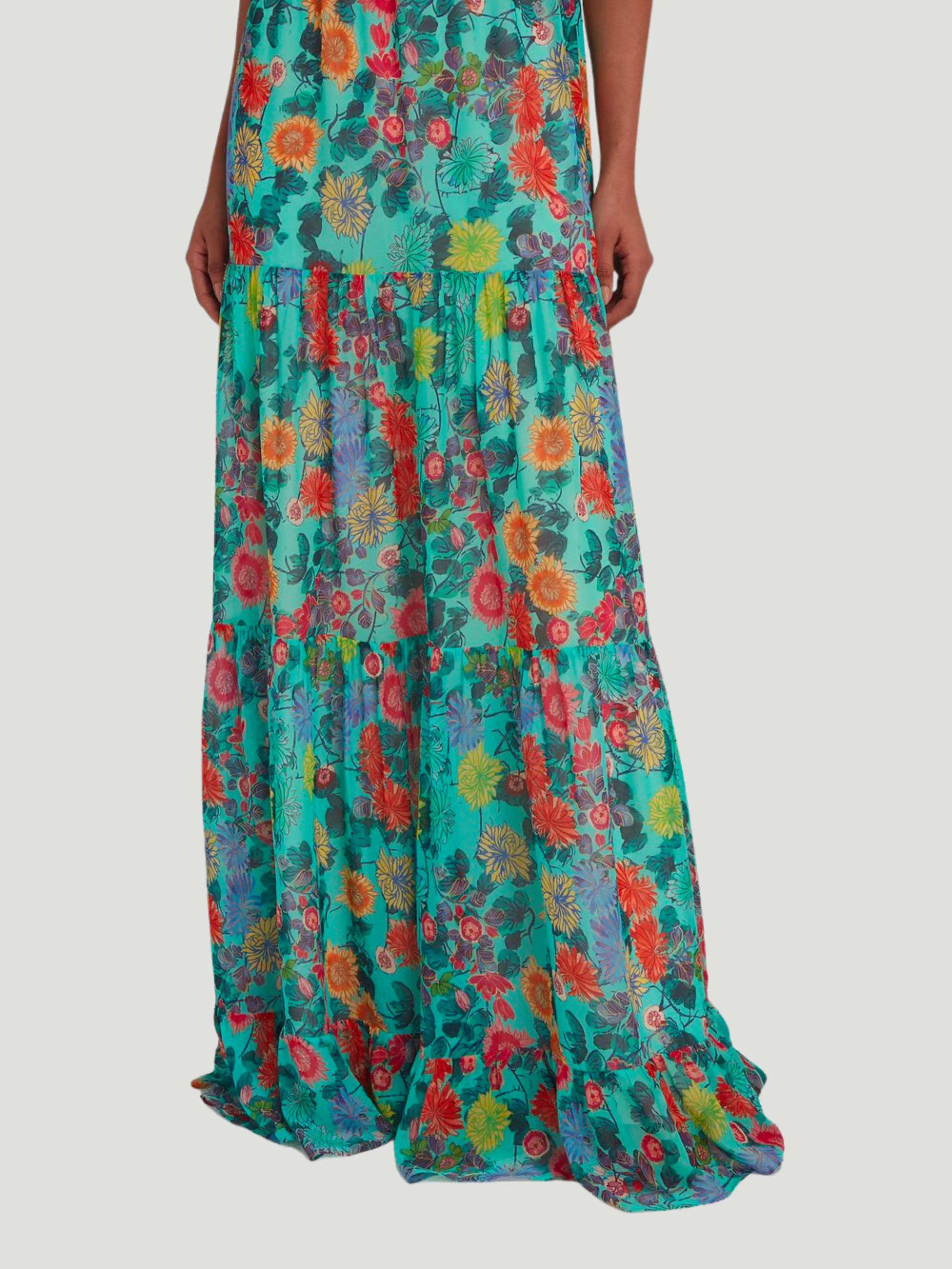 Malika Maxi Dress in Mint