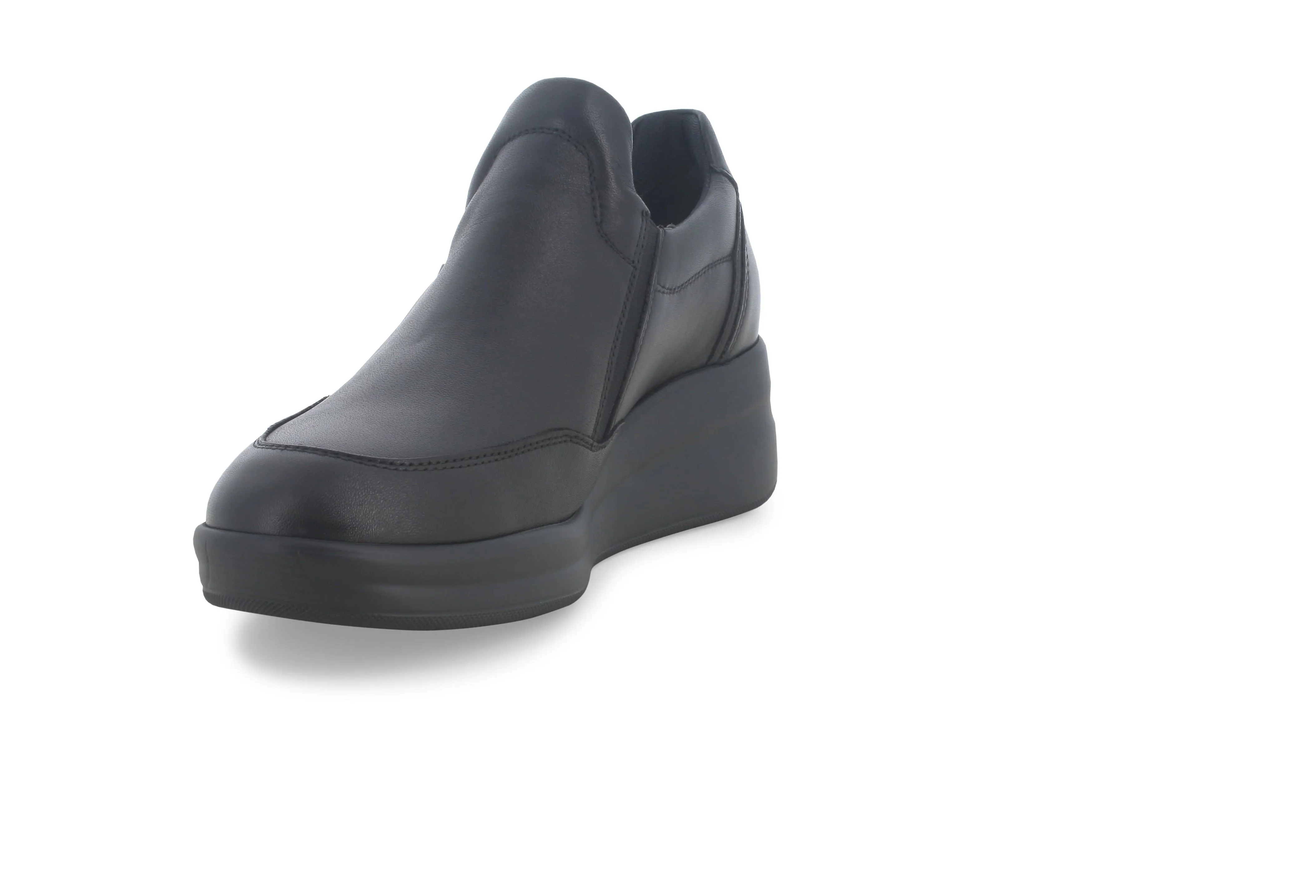 Melluso Scarpe Invernali Comfort Zeppa con Zip Tomaia Pelle