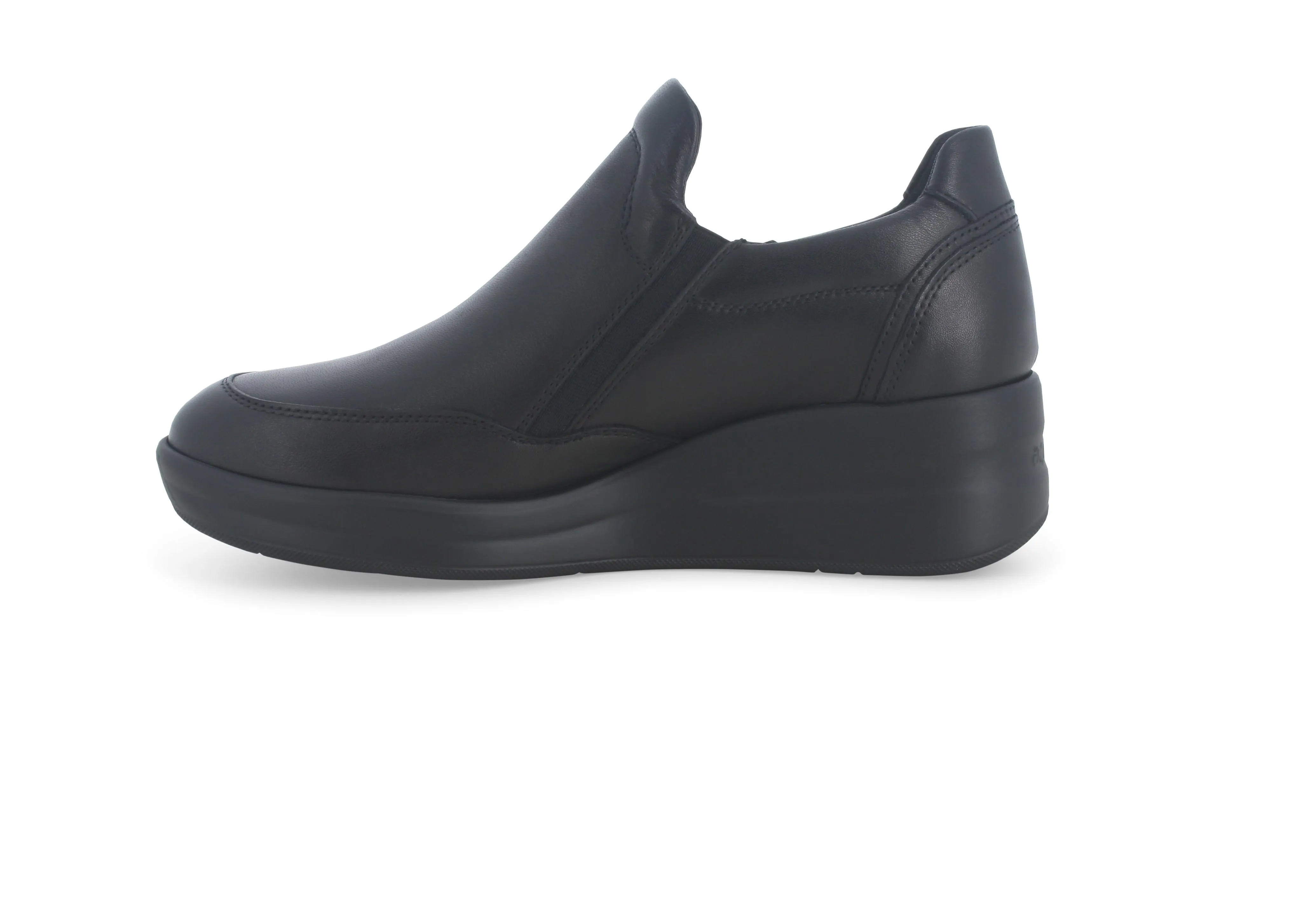 Melluso Scarpe Invernali Comfort Zeppa con Zip Tomaia Pelle