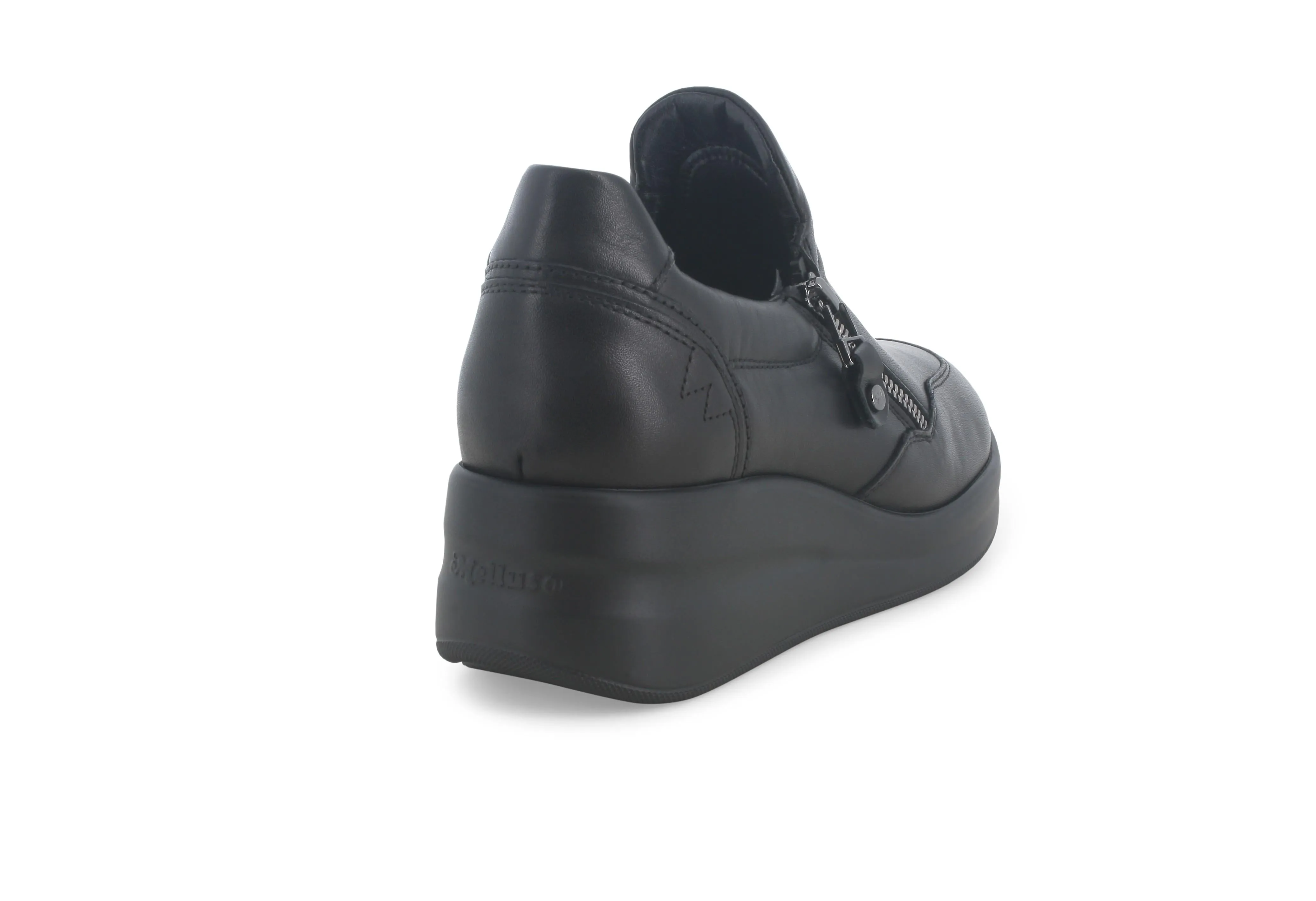 Melluso Scarpe Invernali Comfort Zeppa con Zip Tomaia Pelle