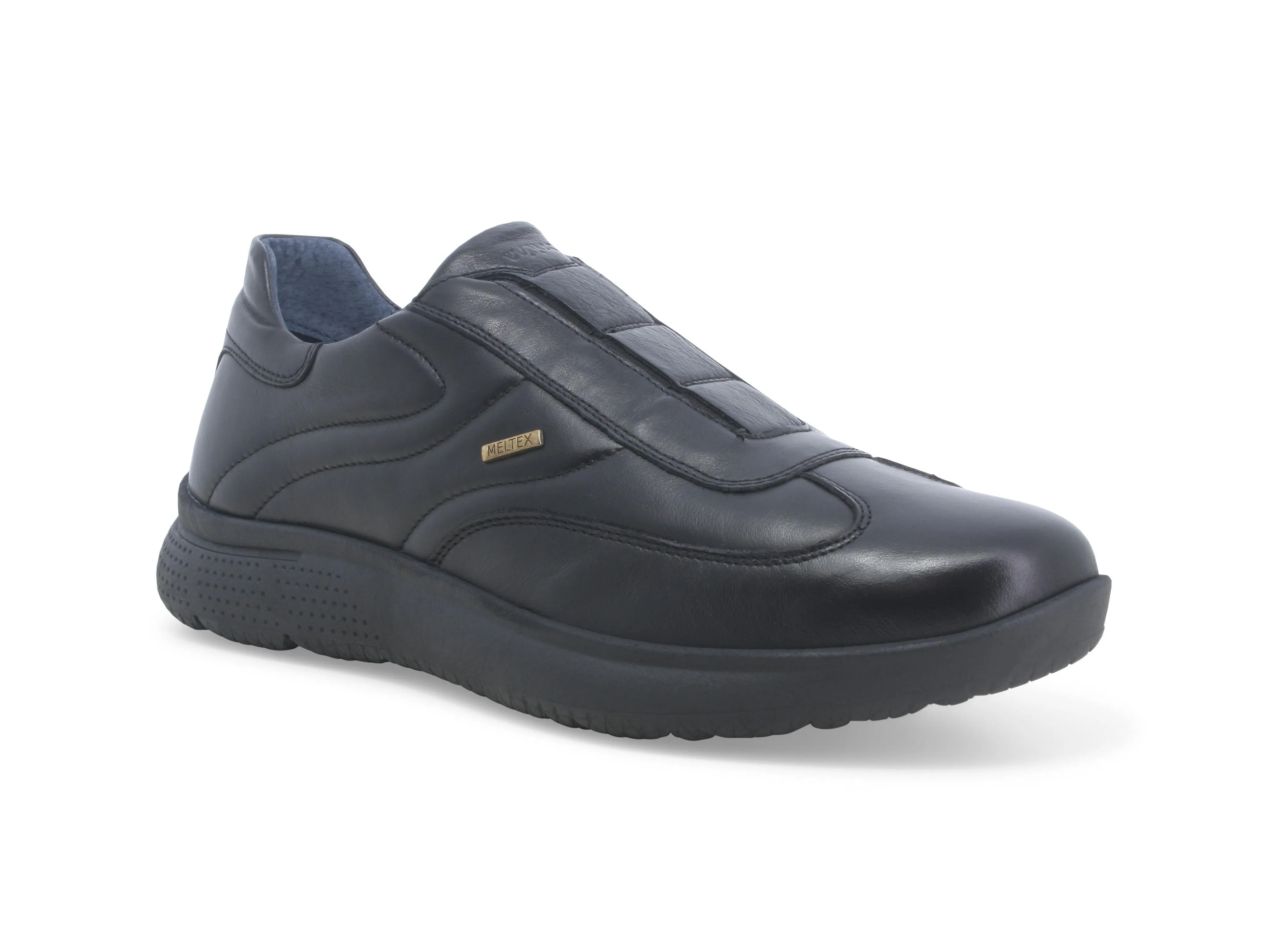 Melluso Uomo Scarpe Comfort Slip-on Invernali Tomaia Pelle