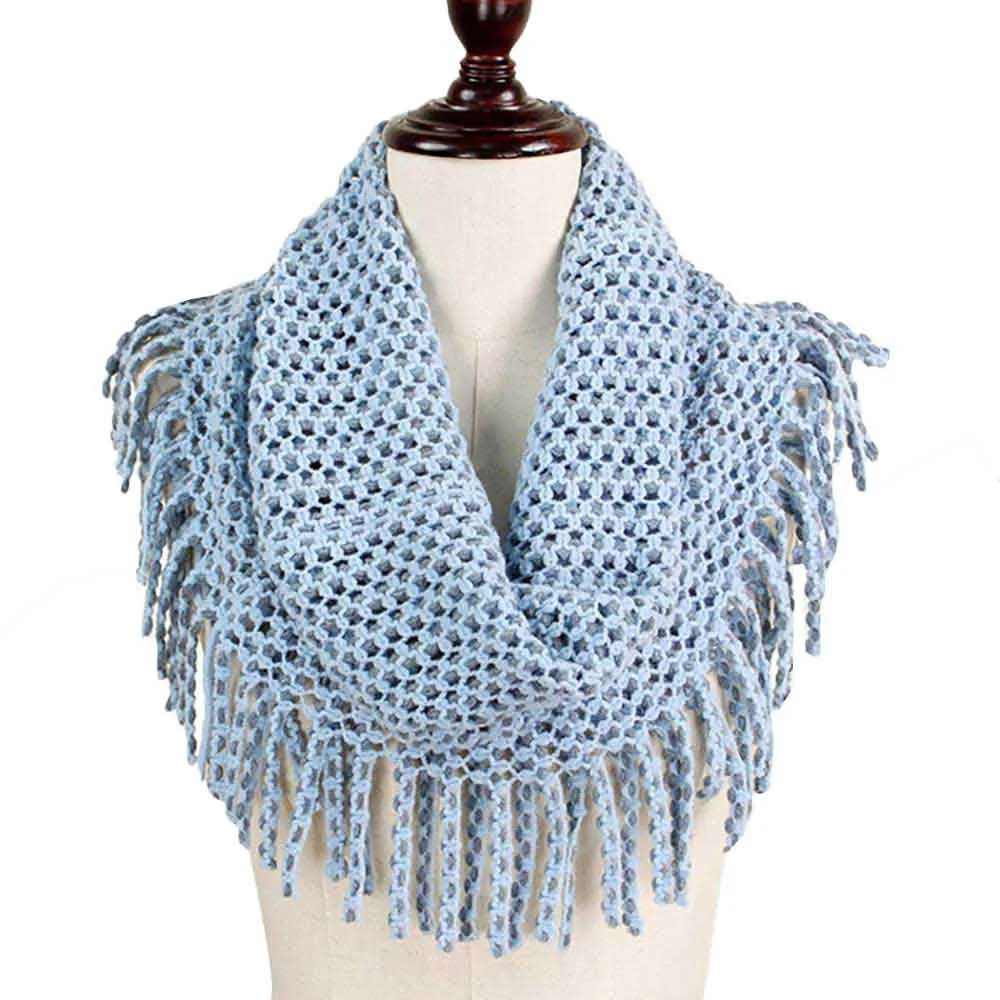 Mini Tube Fringe Scarf