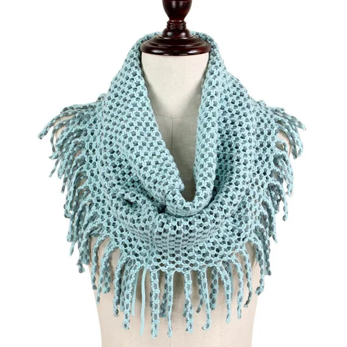 Mini Tube Fringe Scarf