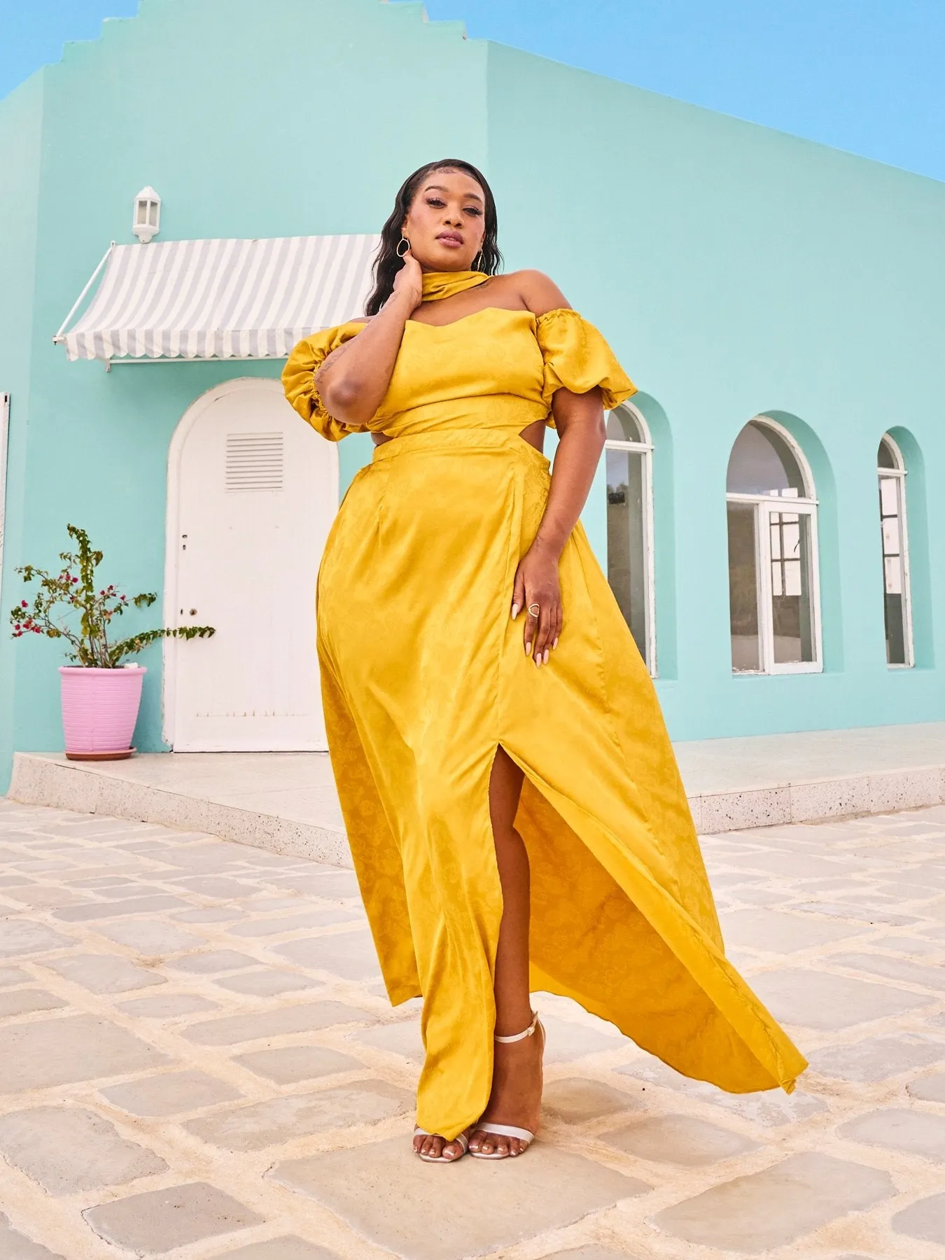 Neni Dress - Zeen Mustard