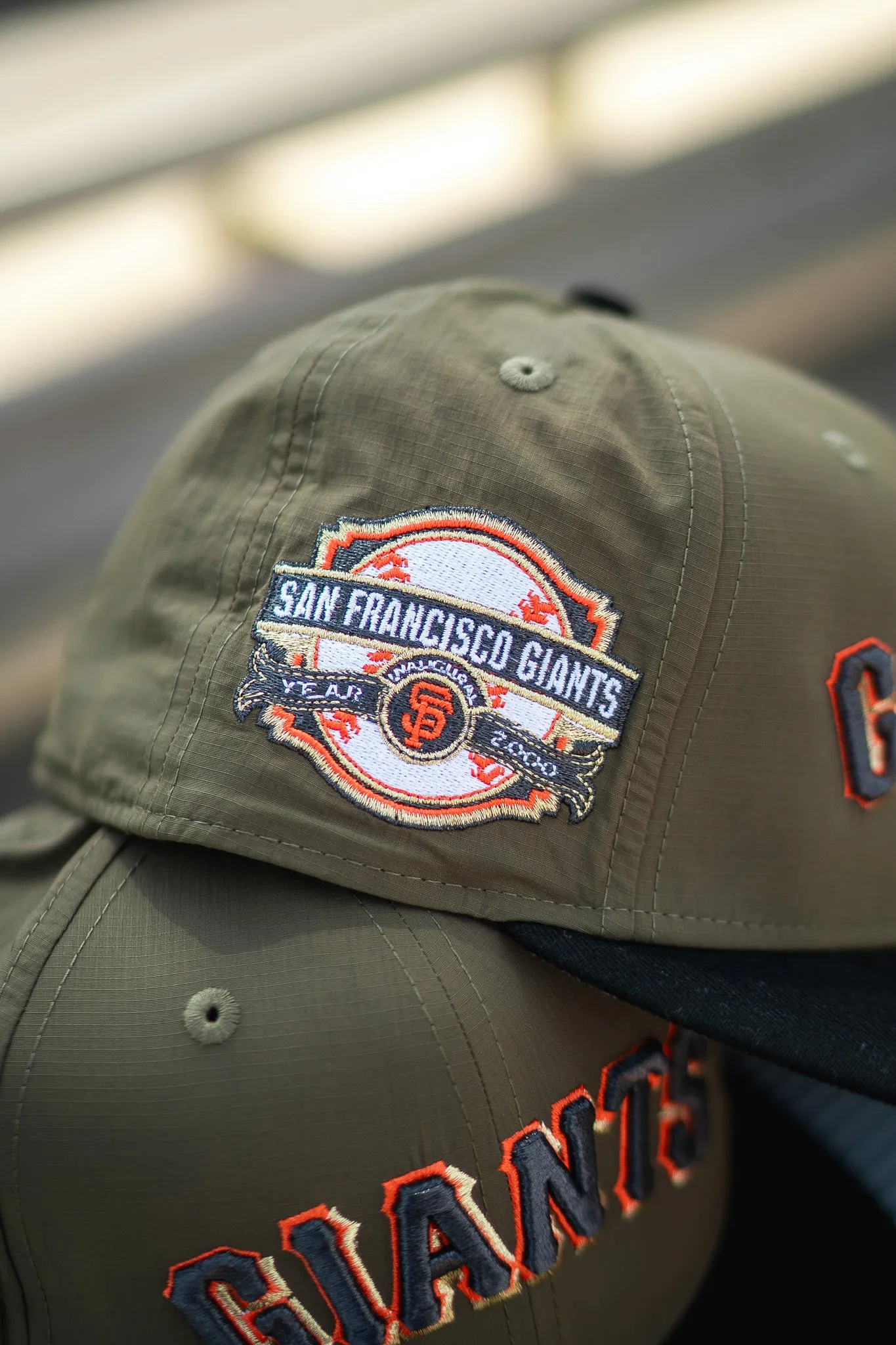 New Era San Francisco Giants 2000 Inaugural Good Grey UV (Ripstop Olive/Black)