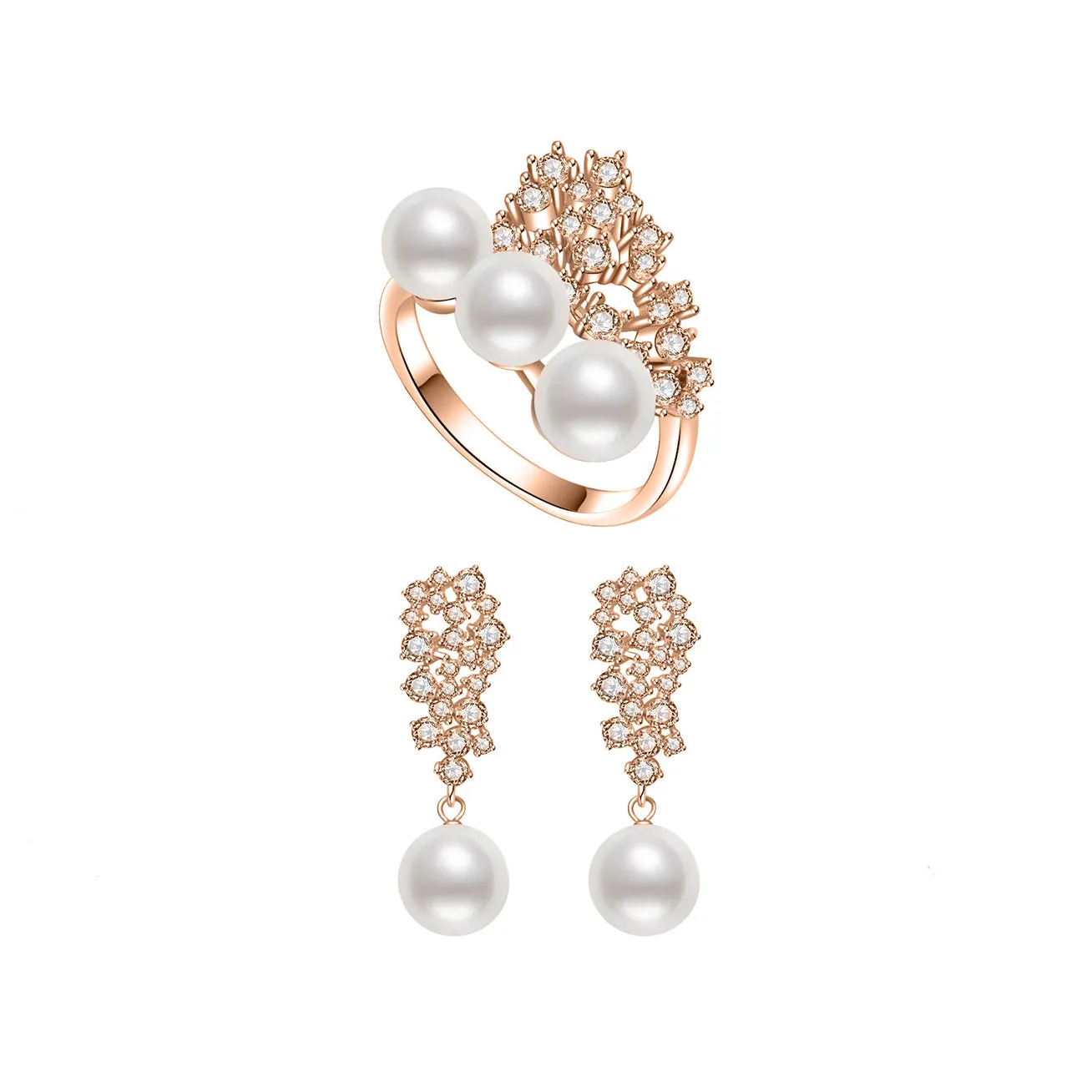 New Yorker Freshwater Pearl Set WS00061 | Wedding Series