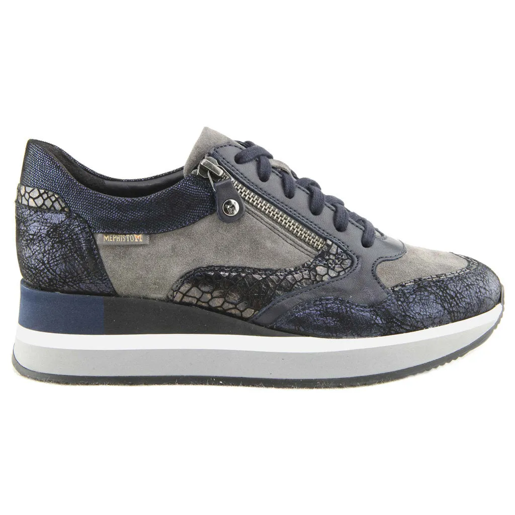 Olimpia Velvet Leather Women's Walking Sneakers