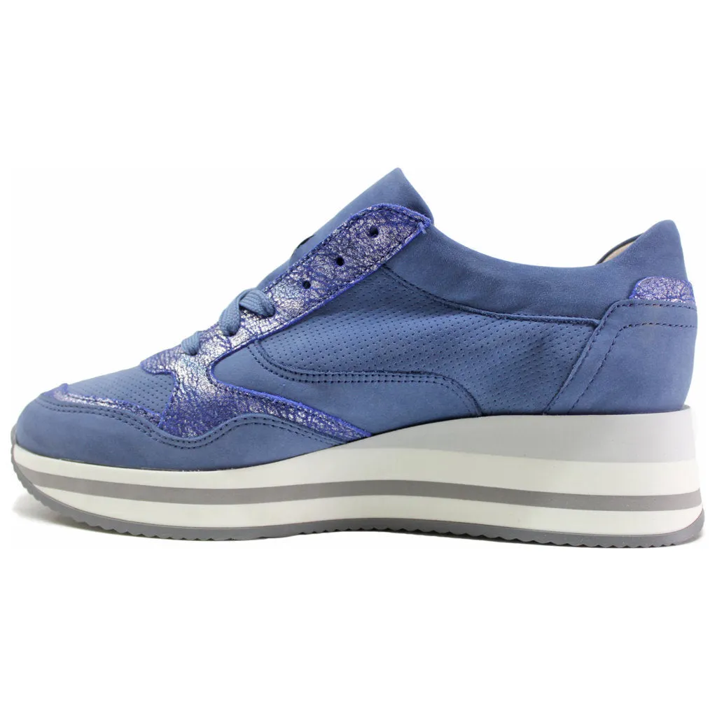 Olimpia Velvet Leather Women's Walking Sneakers