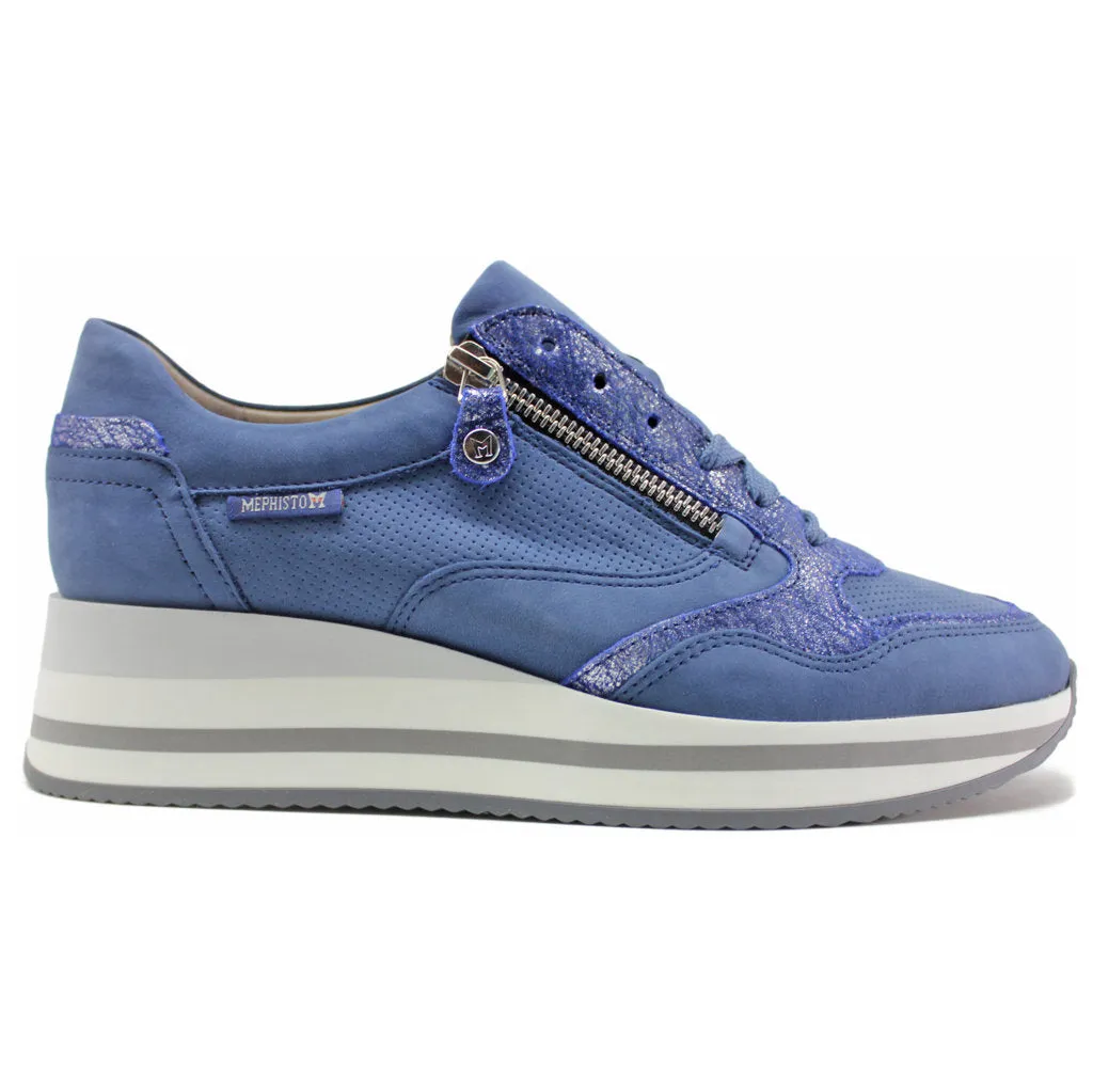 Olimpia Velvet Leather Women's Walking Sneakers