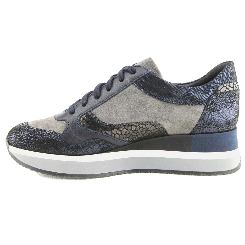 Olimpia Velvet Leather Women's Walking Sneakers