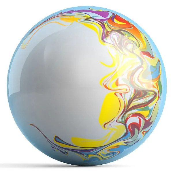 Ontheballbowling Abstract Bowling Ball by Valentina Georgieva