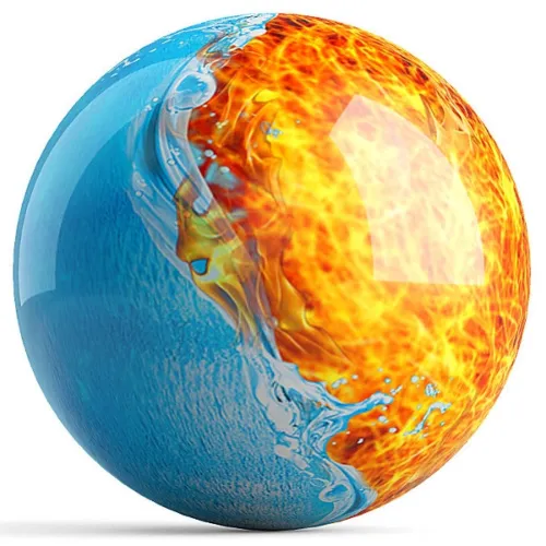 Ontheballbowling Fire & Ice Bowling Ball by Kelleigh Williams