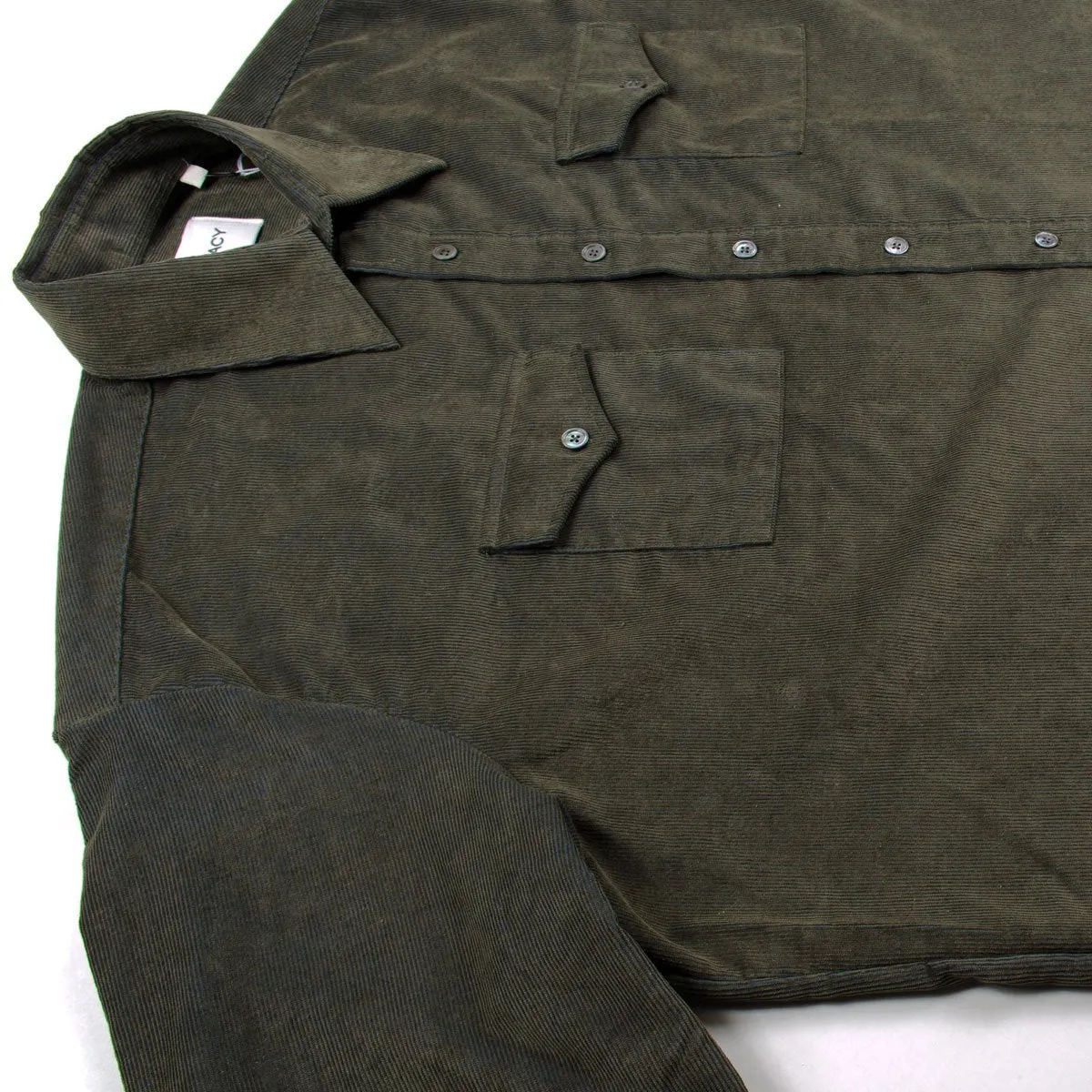 Our Legacy SPLASH - Overshirt - Sludge Olive Corduroy