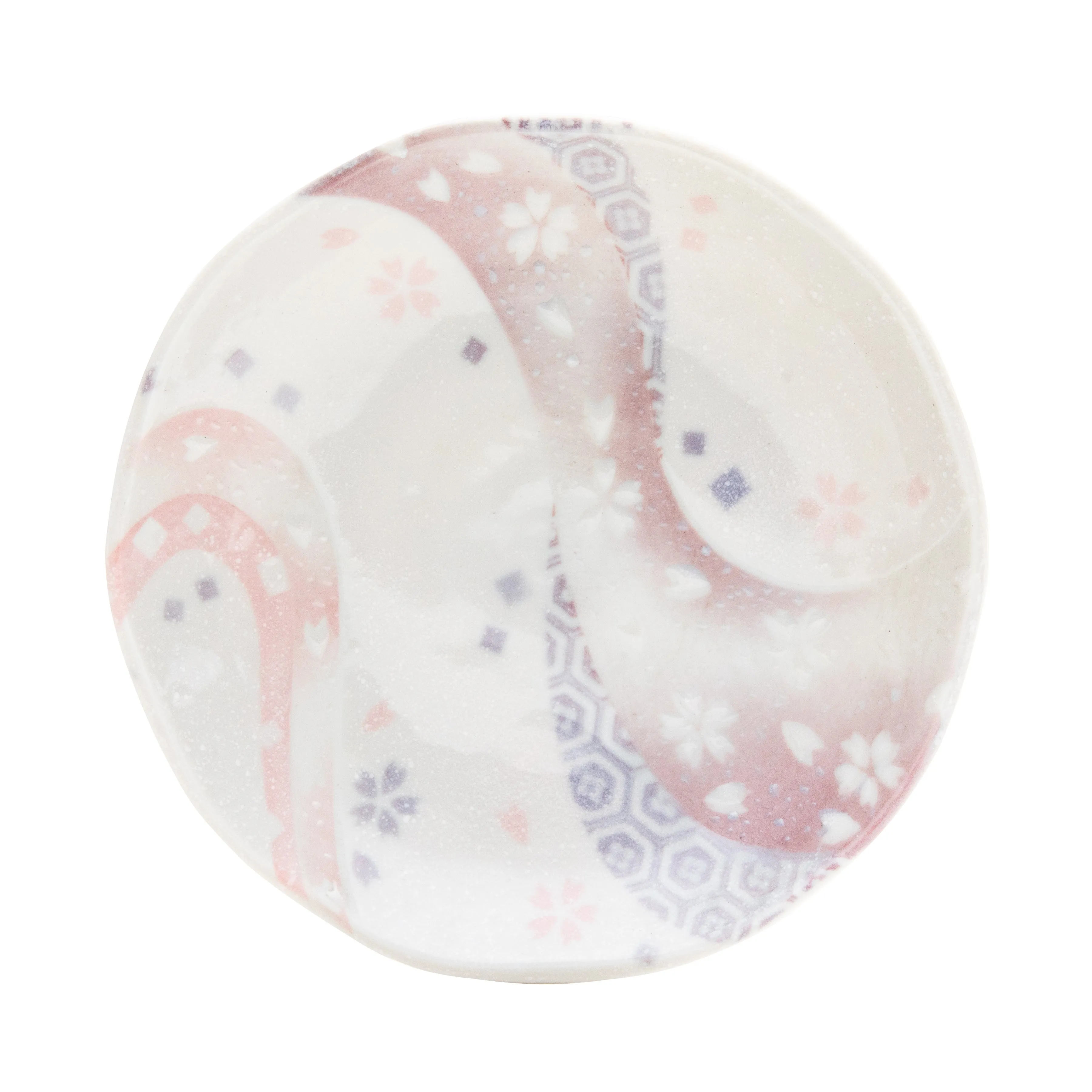 Pink Floral Porcelain Plate