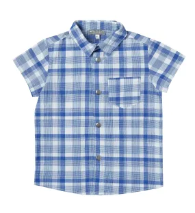 Plaid Short-Sleeve Shirt