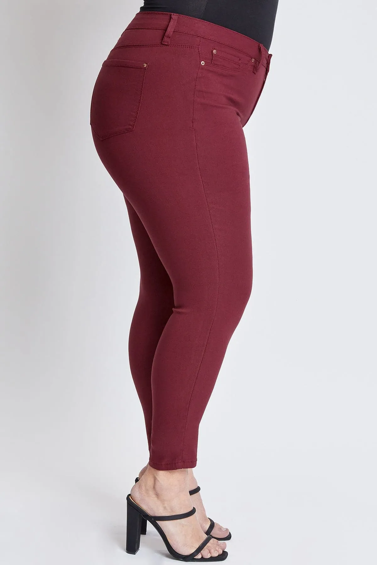 Plus Size Women's Hyperstretch Forever Color Skinny Pants - Warm Tones