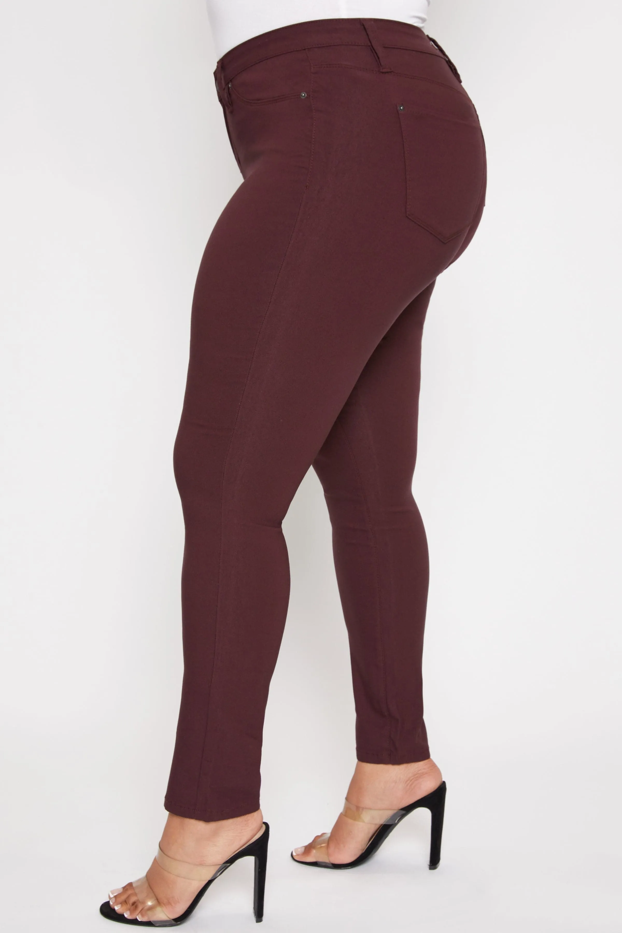 Plus Size Women's Hyperstretch Forever Color Skinny Pants - Warm Tones