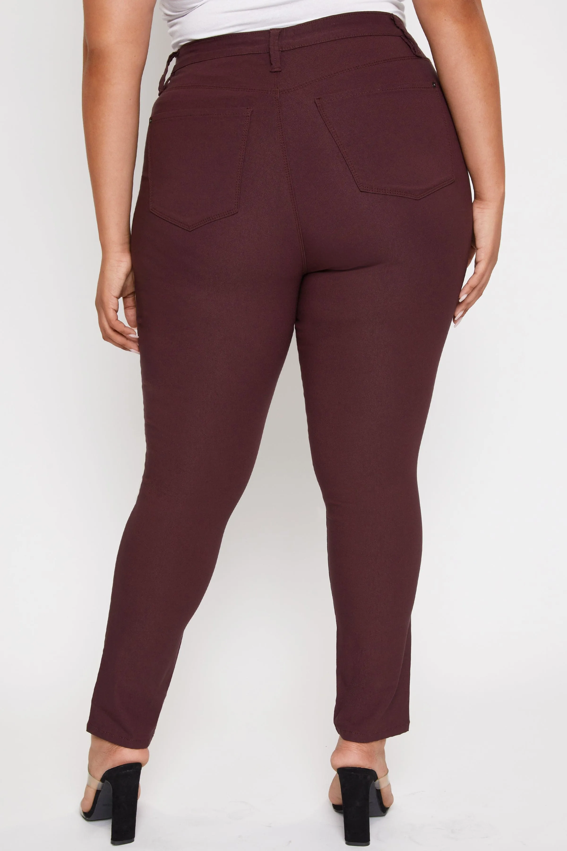 Plus Size Women's Hyperstretch Forever Color Skinny Pants - Warm Tones