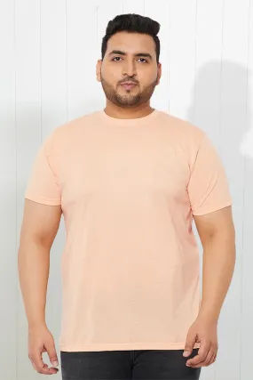 Plus Size -Peach - Classic Crew