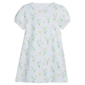 Printed T-Shirt Dress - Butterfly Garden