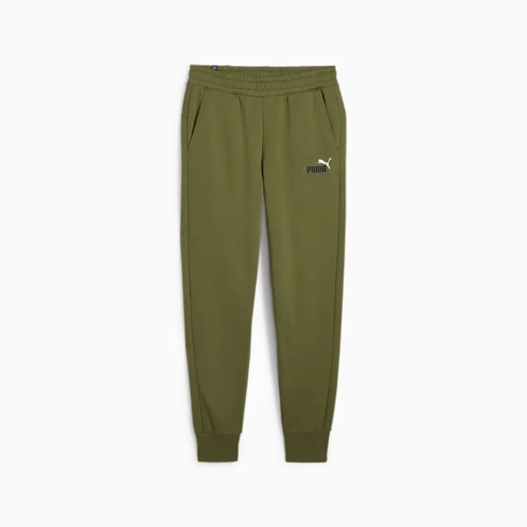 PUMA MEN'S ESSENTIAL 2COL LOGO PANT OLIVE