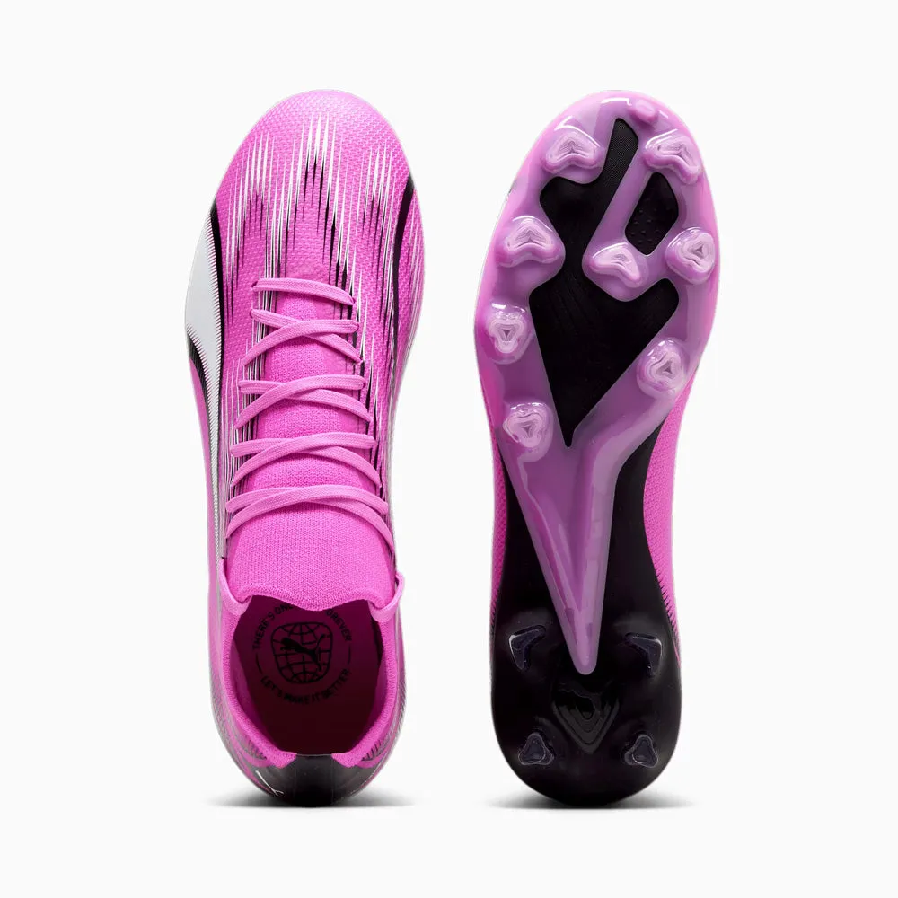 Puma Ultra Match Womens FG/AG Football Boots (Poison Pink/White/Black)