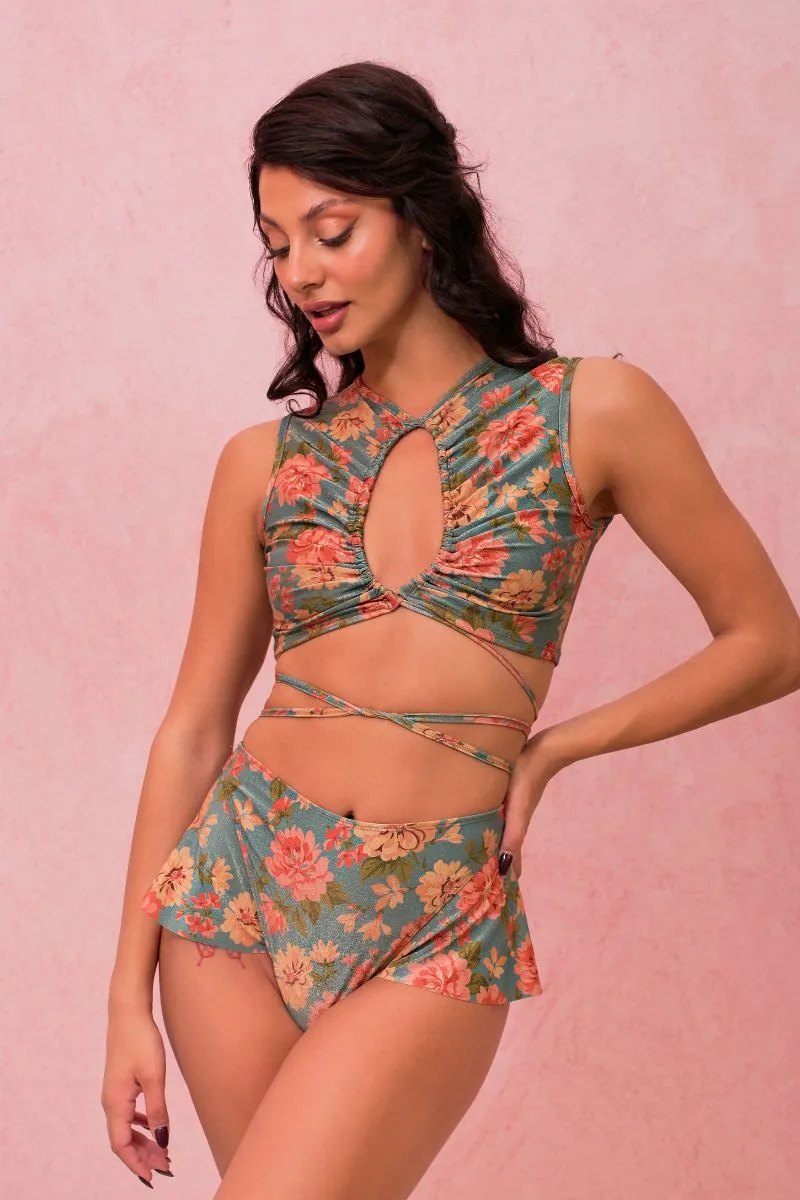 RAD Paradiso Rinascita Bottoms - Floral Teal