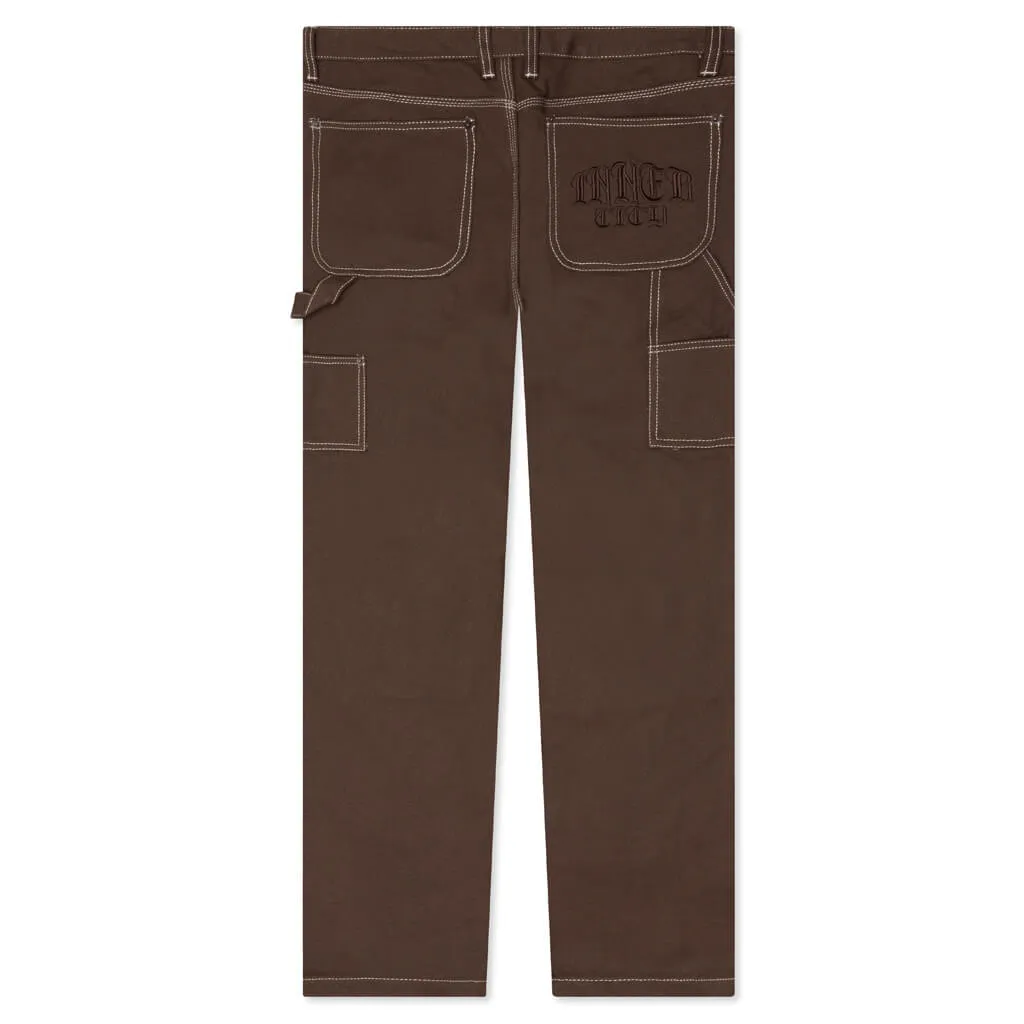 Script Carpenter Pant - Brown