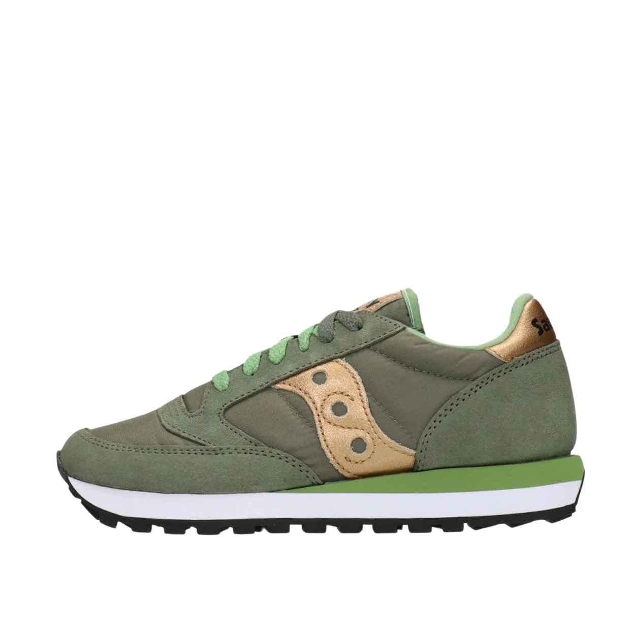 Sneakers Donna Saucony Jazz Original Verde / Oro