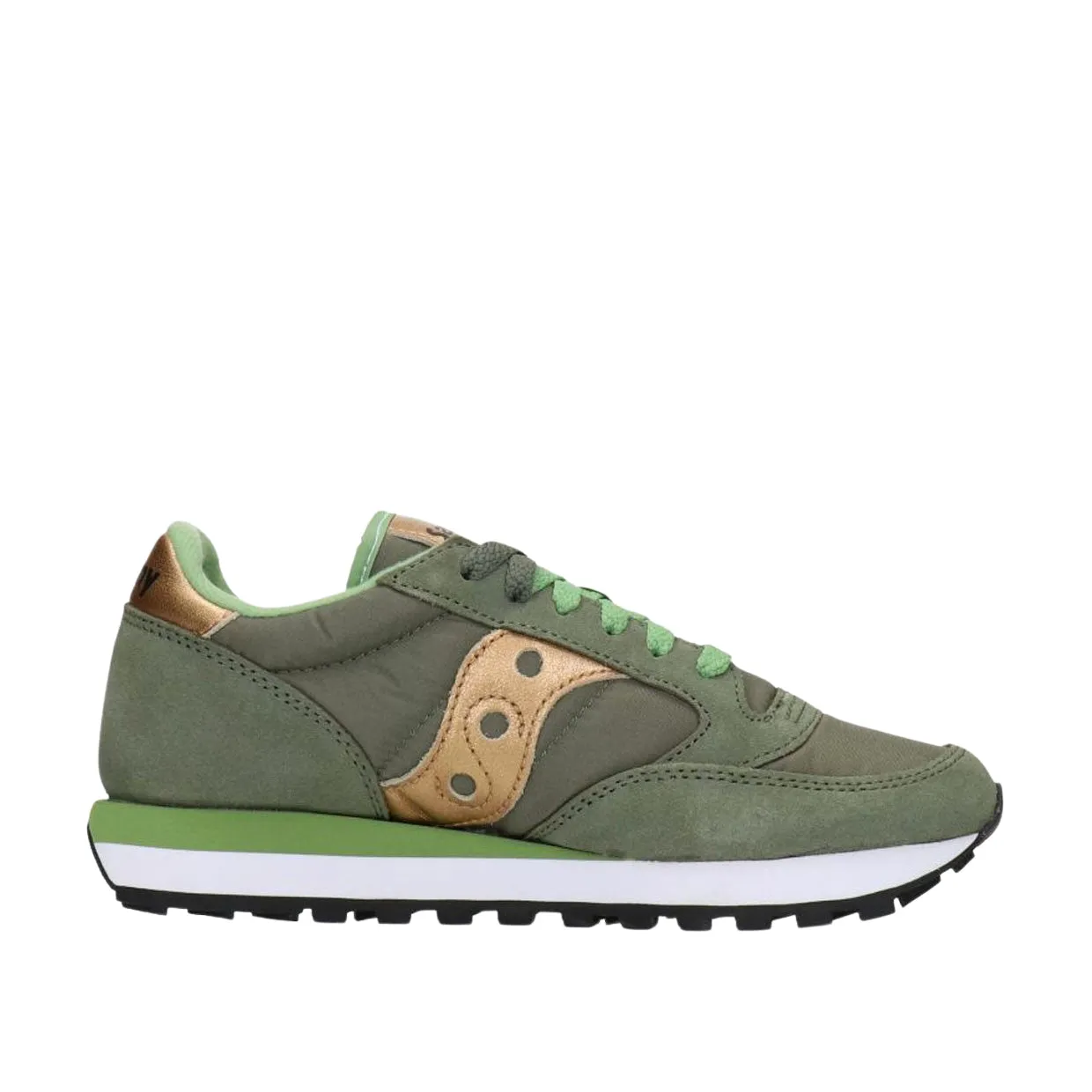 Sneakers Donna Saucony Jazz Original Verde / Oro