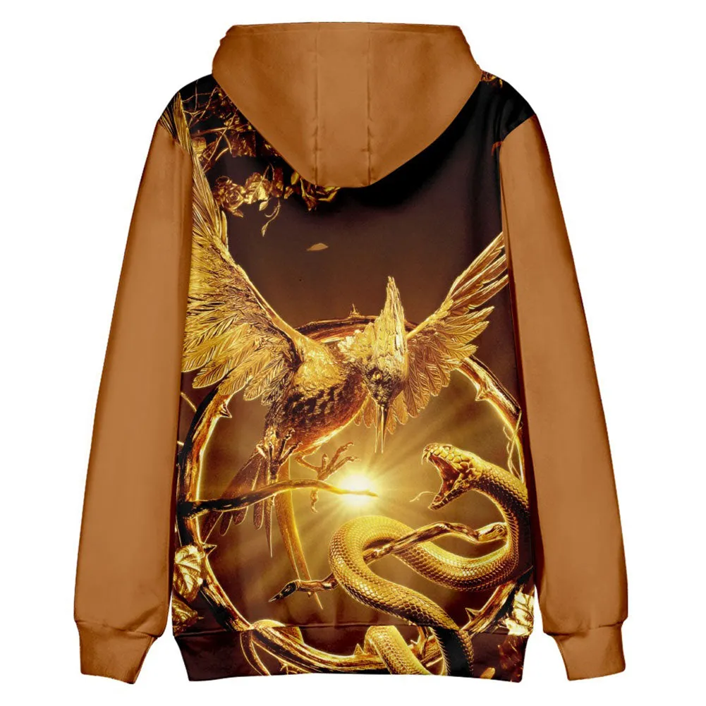 The Ballad of Songbirds Snakes cosplay hoodie Cosplay Hoodie 3D Printed Hooded Sweatshirt Men Women Casual Streetwear Pullover