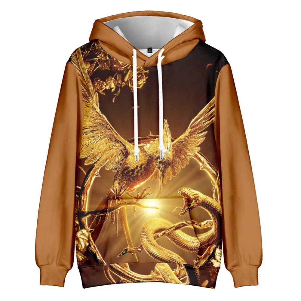 The Ballad of Songbirds Snakes cosplay hoodie Cosplay Hoodie 3D Printed Hooded Sweatshirt Men Women Casual Streetwear Pullover