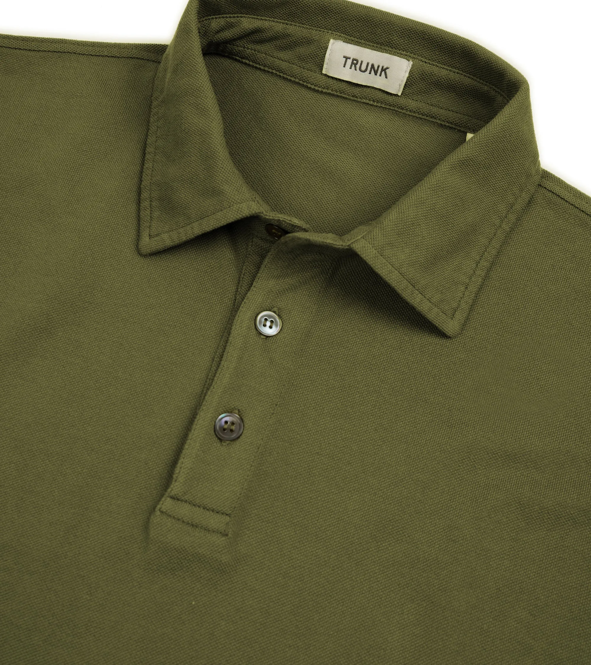 Trunk Moxon Short Sleeve Polo Shirt: Olive