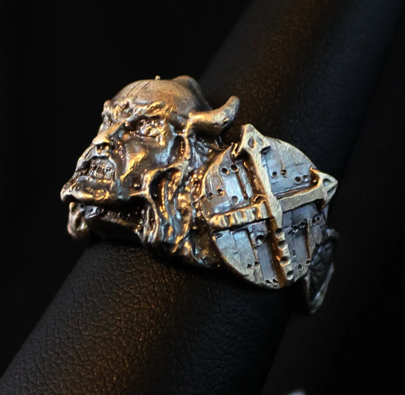 UNTIL DEATH, INC. "Viking"  .925 Heavy Sterling Silver Biker Ring-UDINC0088