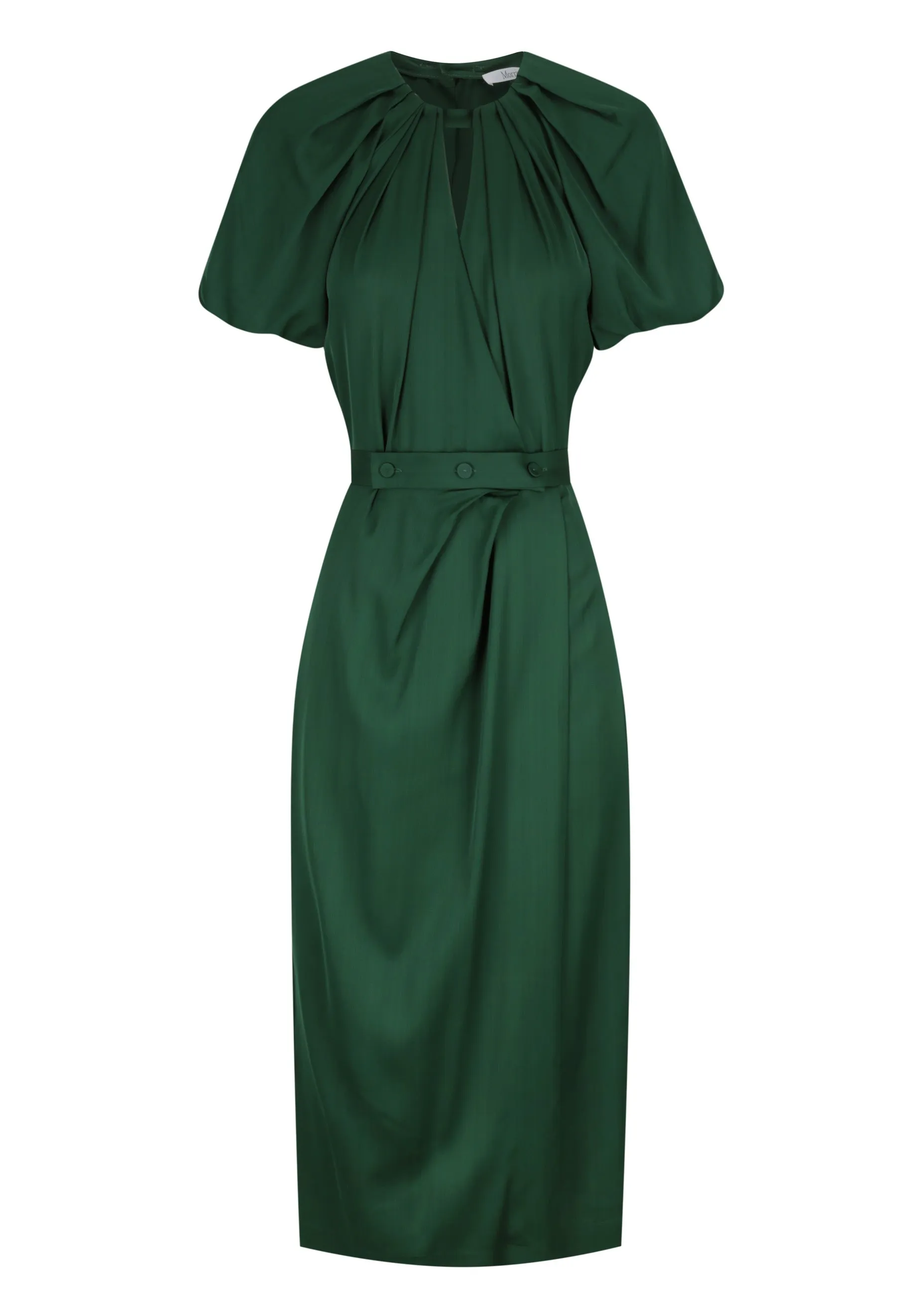 Waverley Midi Dress_Dark Green