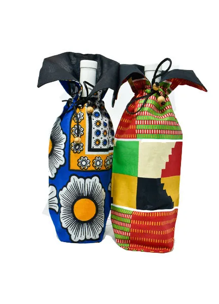 Wine Holder Kitenge 01 - Assorted