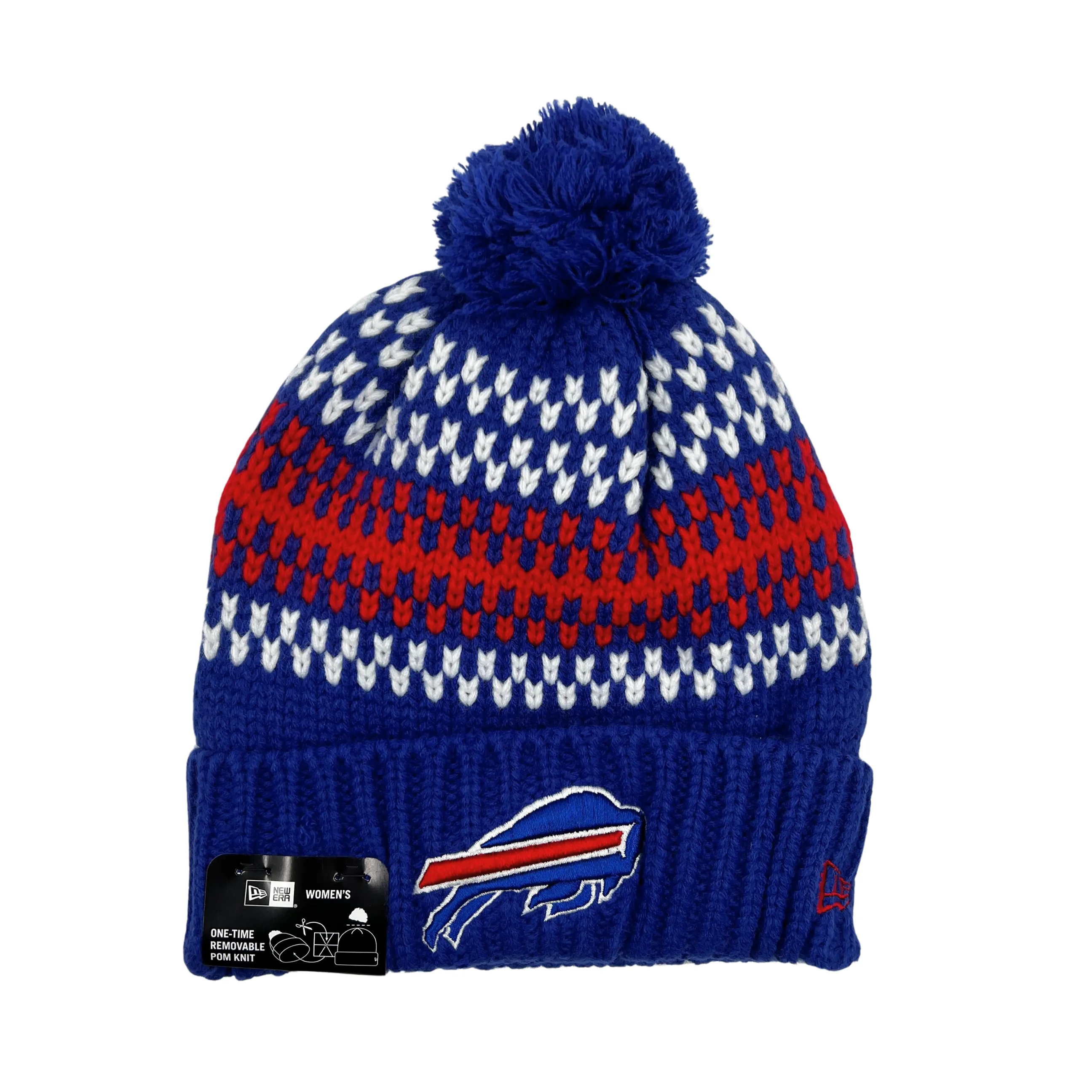 Women's New Era Buffalo Bills Knitted Stripes Winter Hat